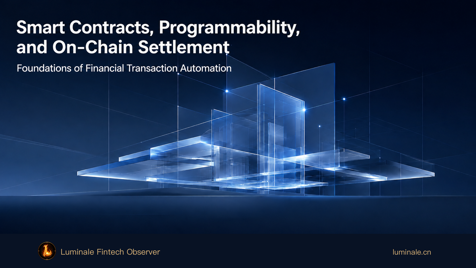 Smart Contracts, Programmability, and On-Chain Settlement: Foundations of Financial Transaction Automation | Luminale Fintech Observer